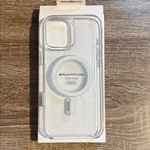 Apple iPhone 16 Pro Max Transparent MagSafe Case